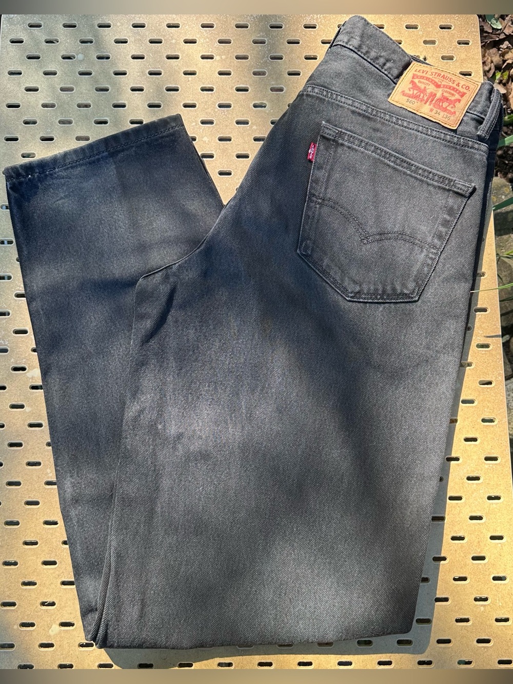Vintage Levi's 560 Comfort Fit Black Jeans W34 L36